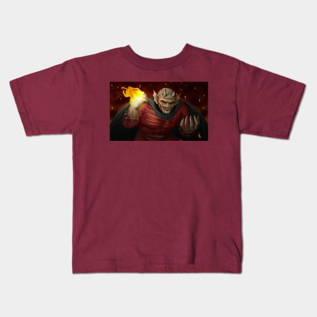 Etrigan Kids T-Shirt by ConnorATerro